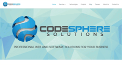 Desktop Screenshot of codespheresolutions.com