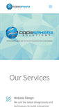 Mobile Screenshot of codespheresolutions.com